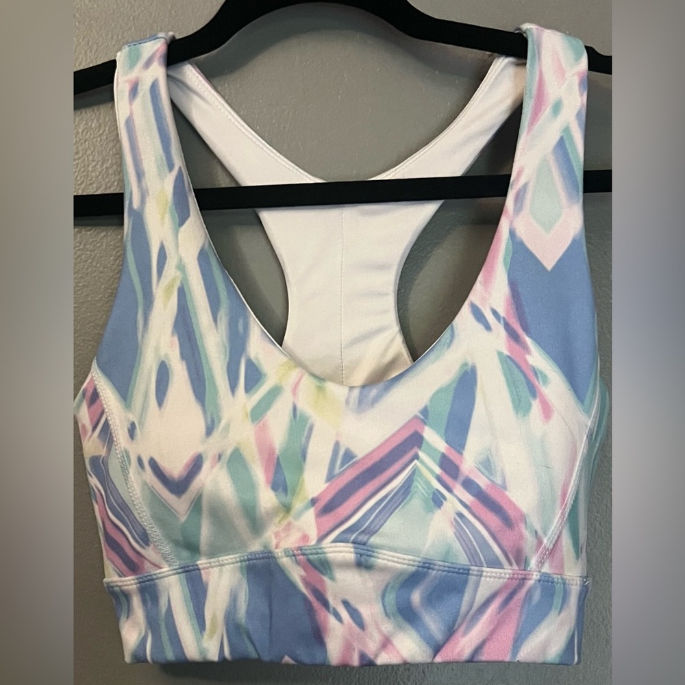 NWOT Juicy Couture Multi Color Sports Bra